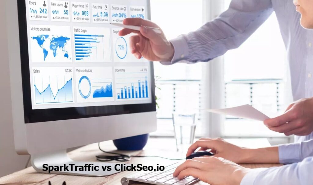 SparkTraffic vs ClickSeo.io The Ultimate Traffic Boosting Comparison SparkTraffic vs ClickSeo.io